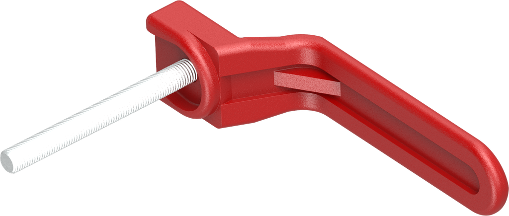 Inside handle, Polyamide red