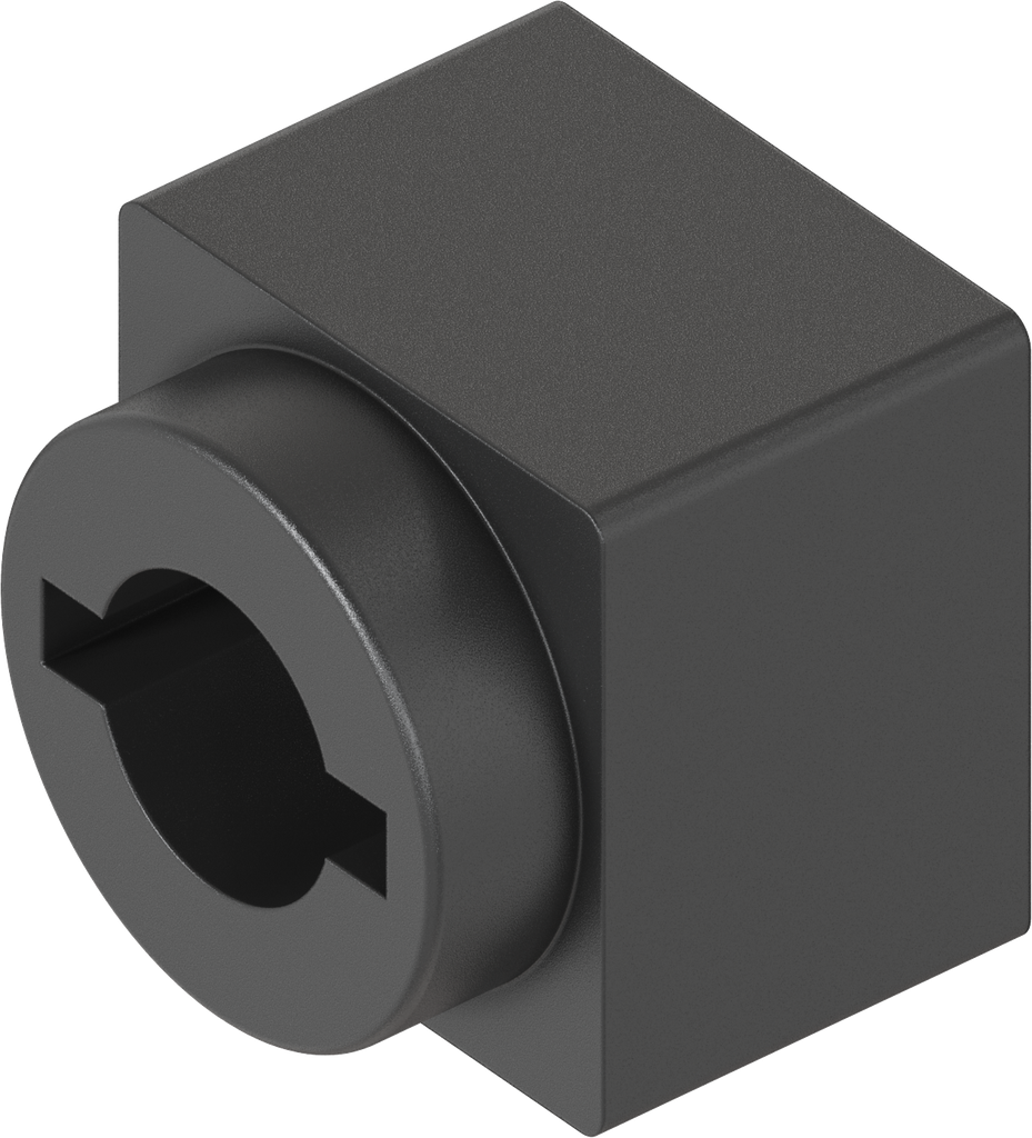 Key guide for double bit, ABS black