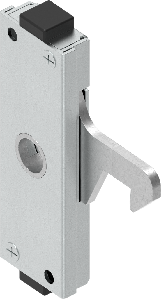 Hook latch, left version, Steel zinc-plated