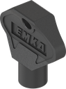 key for insert triangular 7, Polyamide GF black