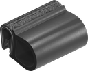 Sealing profile, self-clamping, Foam rubber EPDM; clamping profile PVC 70 ± 5 Shore A black