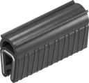 Sealing profile, self-clamping, Foam rubber NBR; clamping profile NBR 60 ± 5 Shore A black