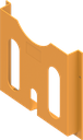 Schaltplantasche. orange