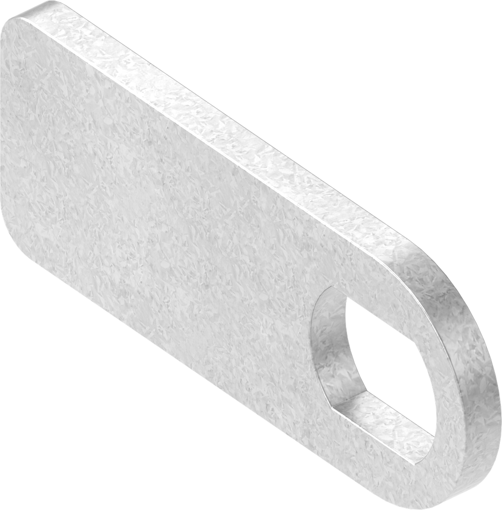 Zunge, Stahl verzinkt