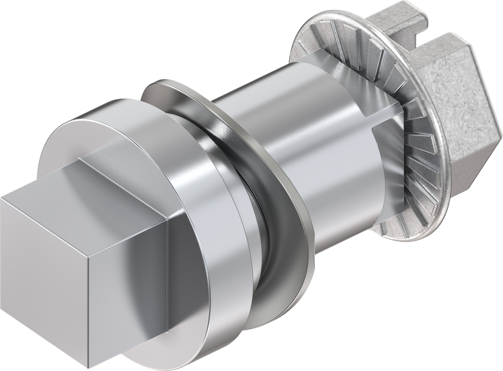 Betätigung Vierkant 6, GD-Zn verchromt