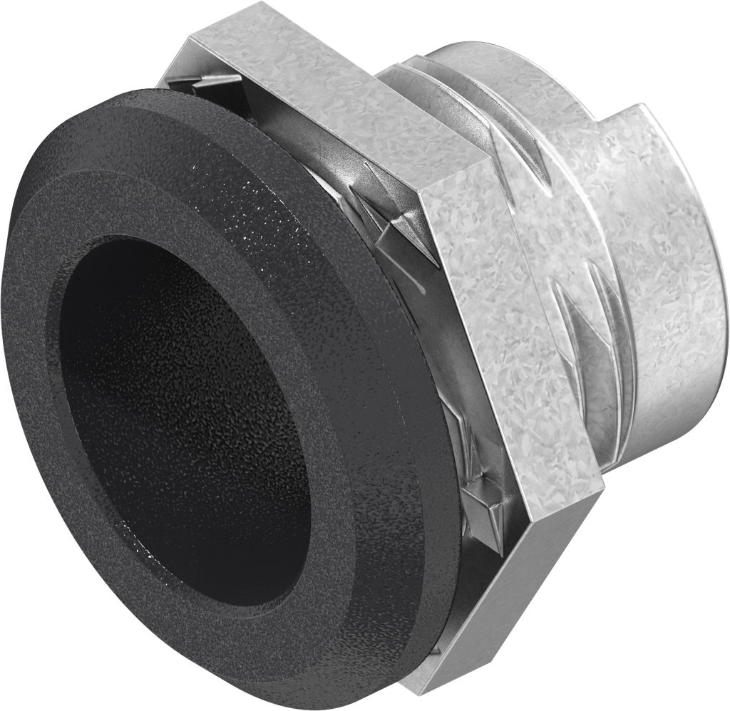Housing, Zinc die black powder-coated