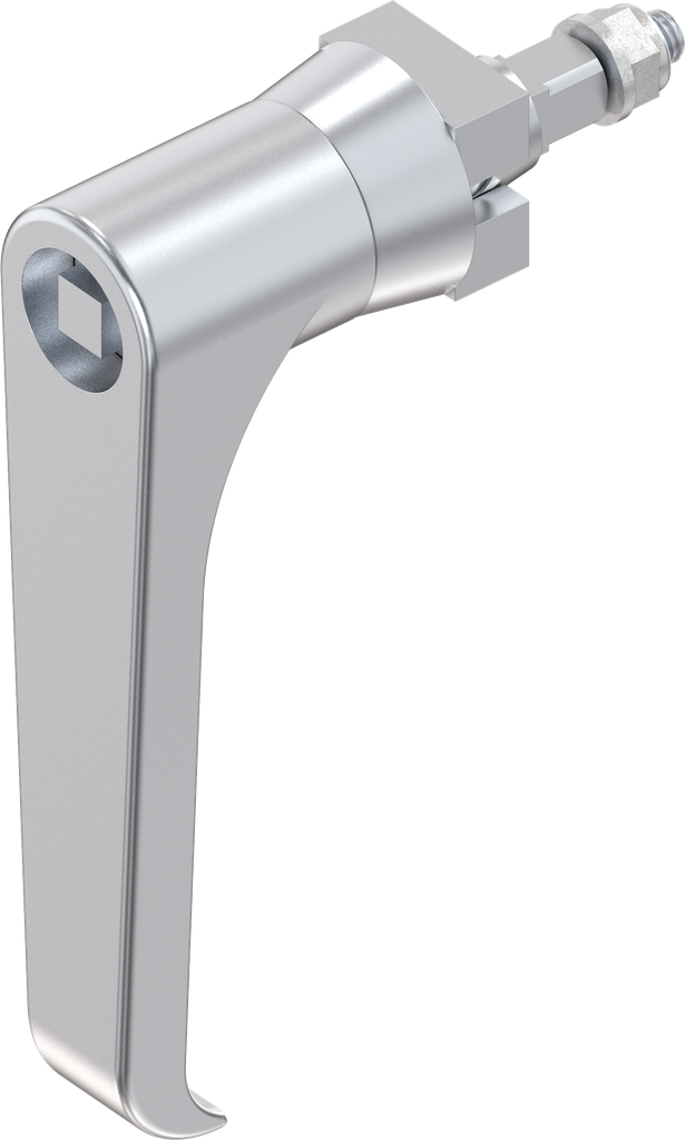 L-handle square 8, Zinc die chrome-plated
