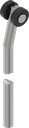 Rundstange L = 700 mm, Edelstahl AISI 304