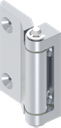 180° Hinge, Zinc die chrome-plated