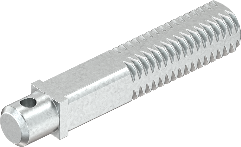 Shaft, Steel zinc-plated