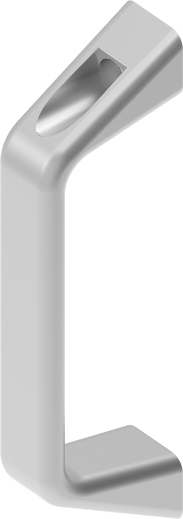 Bow-type handle, Die-cast aluminium blank