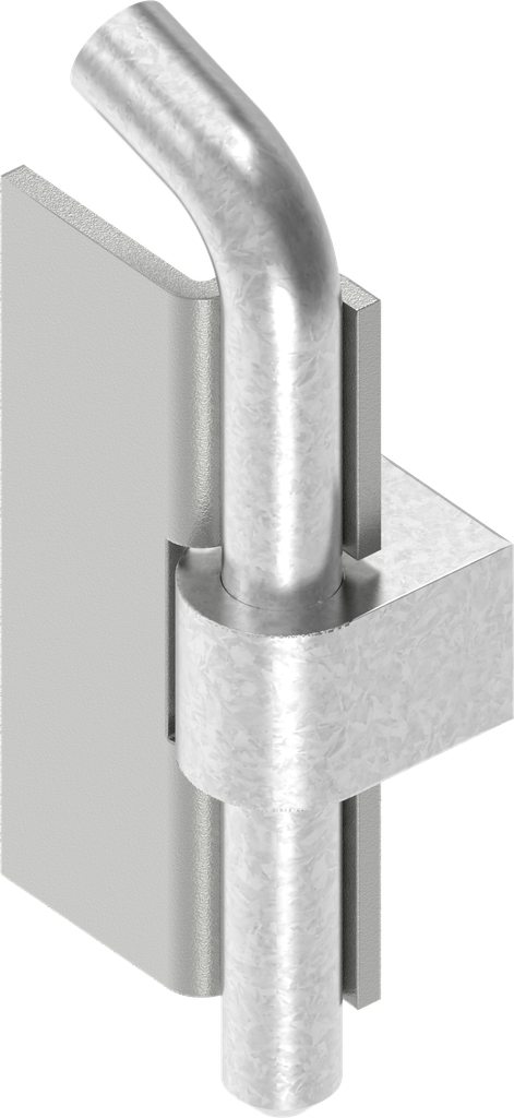 180° Hinge, Steel zinc-plated and raw