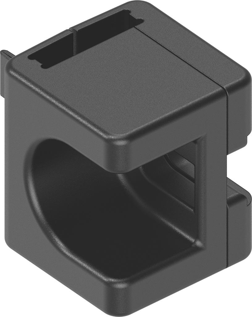 Rod guide for flat rod 14 x 3, Polyamide black