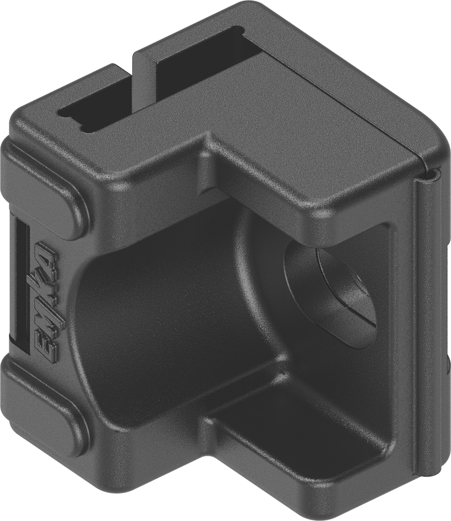 Rod guide for flat rod 14 x 3, Polyamide black