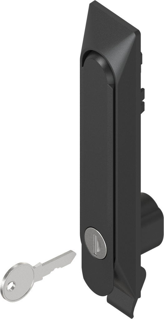 Swinghandle Eco 1150, keyed EK 333, Polyamide and zinc die black powder-coated