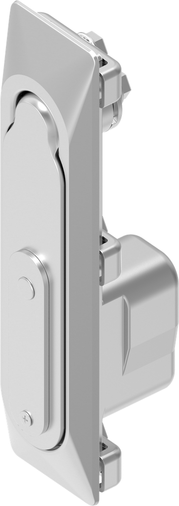 Schwenkgriff 1154 mit WK2 für Profil-Halbzylinder 40 mm (A = 30 mm), Edelstahl AISI 316