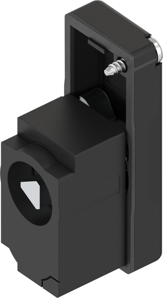 Locking set with insert triangular 7, Polyamide GF black