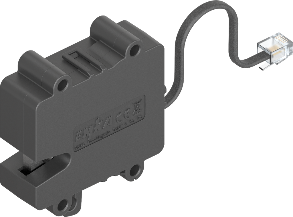 Einpunktverriegelung mit Notöffnung, Energy store, Polyamid GF schwarz