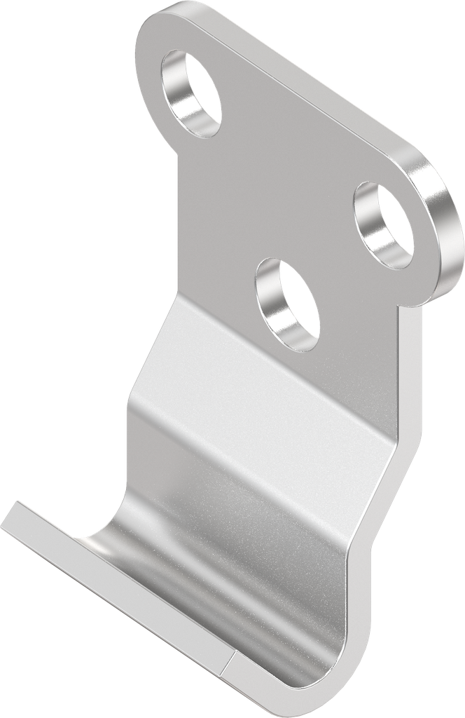Hook, drilled, Stainless steel AISI 304