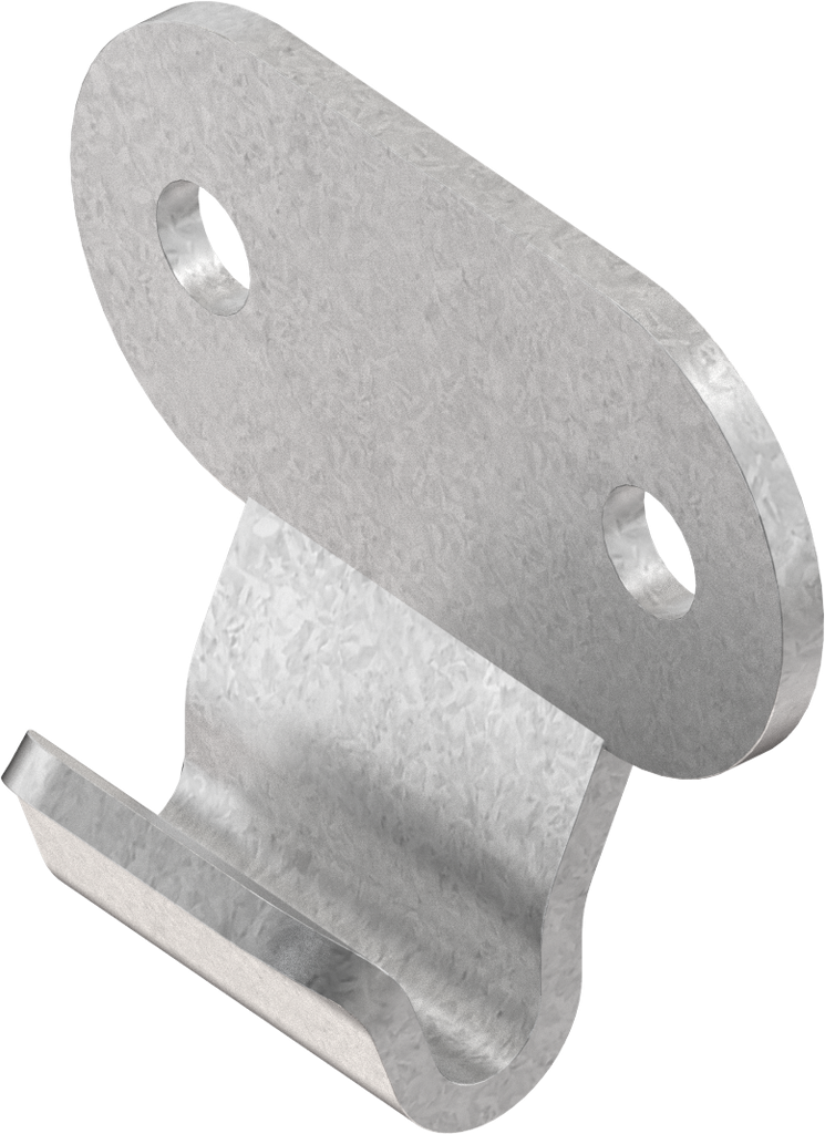Hook, drilled, Steel zinc-plated DS plus top coat