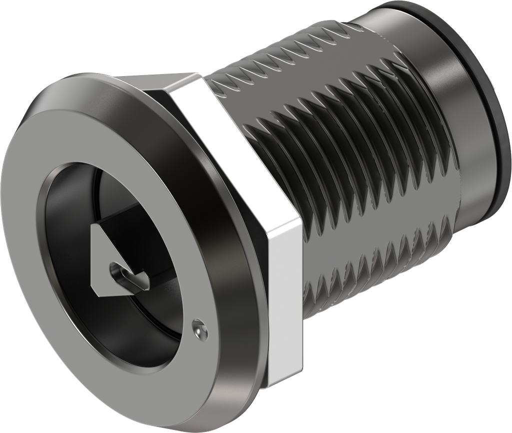 Dreh-Spann-Verschluss Dreikant 6,5 Ausführung links, Aluminium harteloxiert und Edelstahl AISI 316