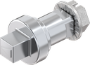 Insert square 7, Zinc die chrome-plated