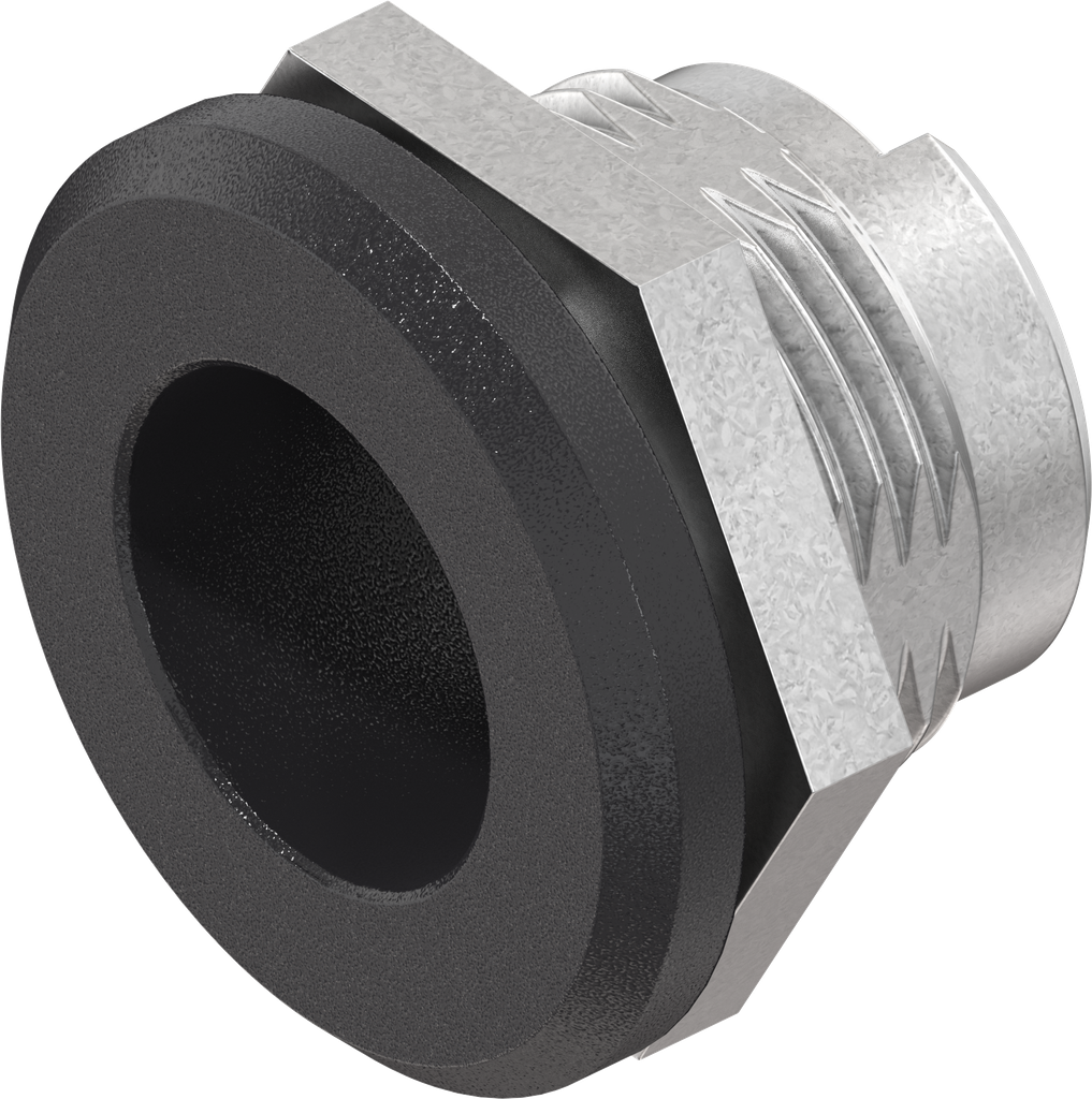 Housing foamed, Zinc die black powder-coated
