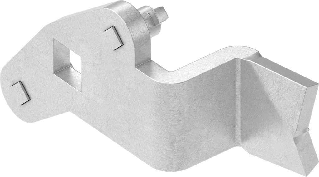 3-Point cam, left version, Steel zinc-plated