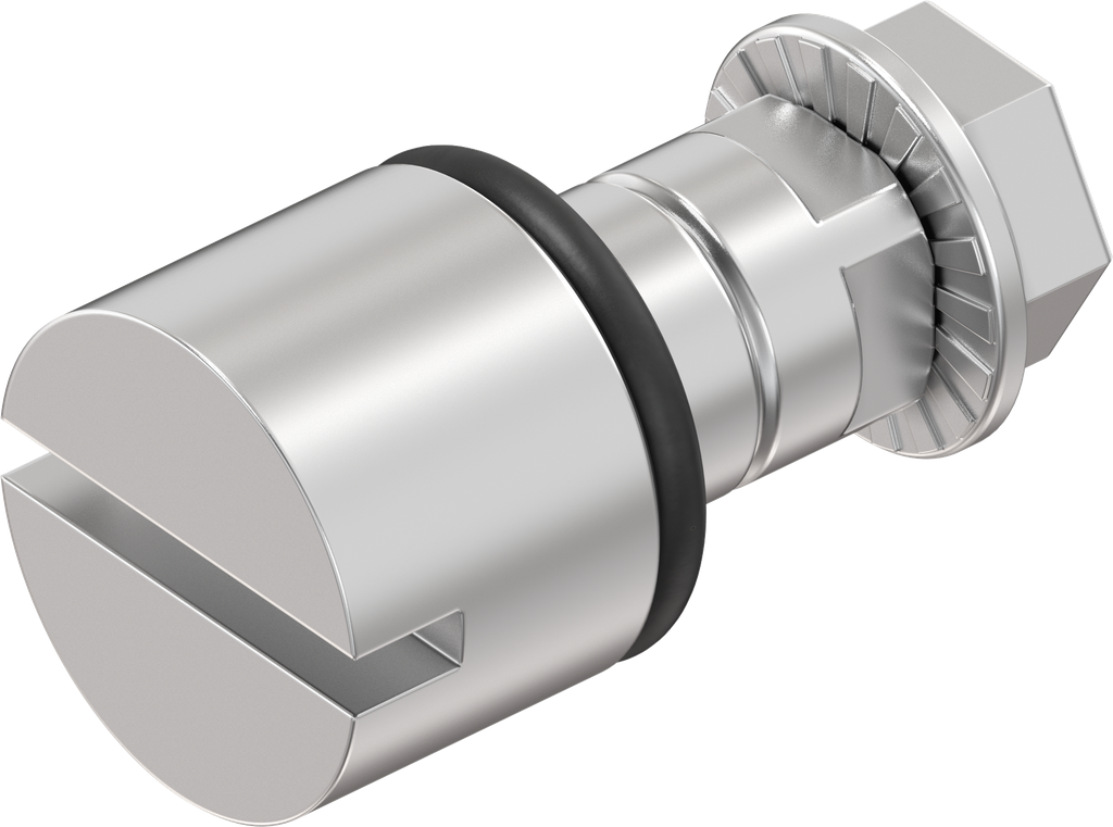 Insert slot 2 x 4, Stainless steel AISI 303