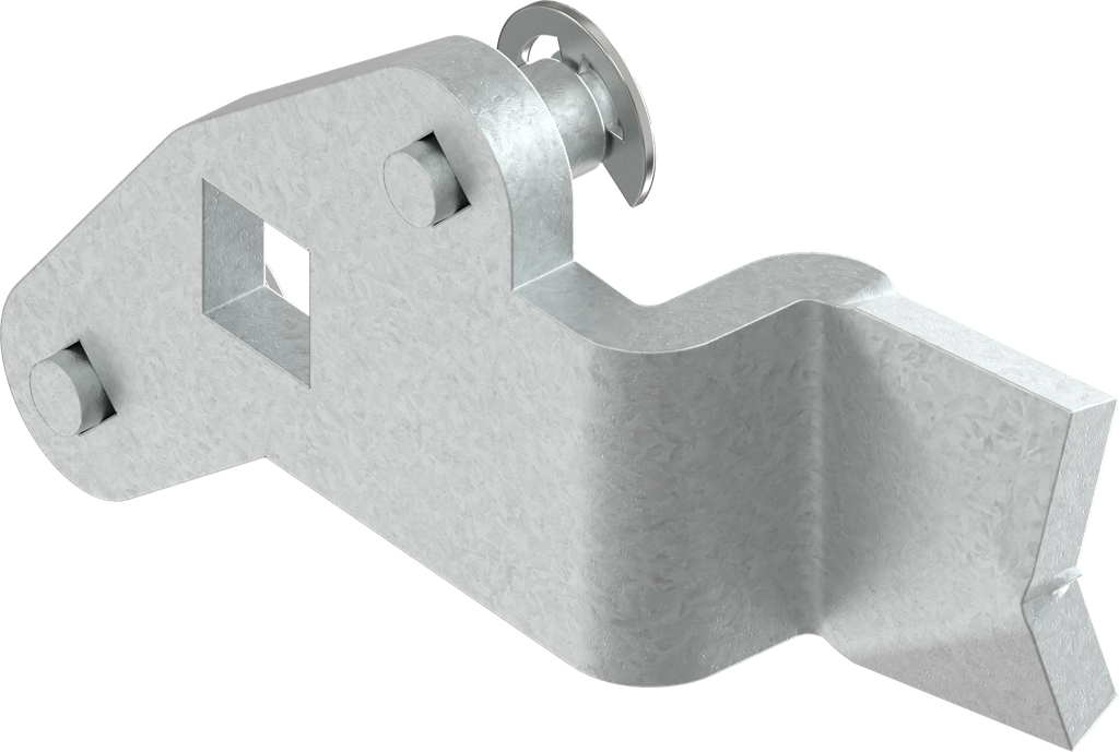 3-Point cam, left version, Steel zinc-plated