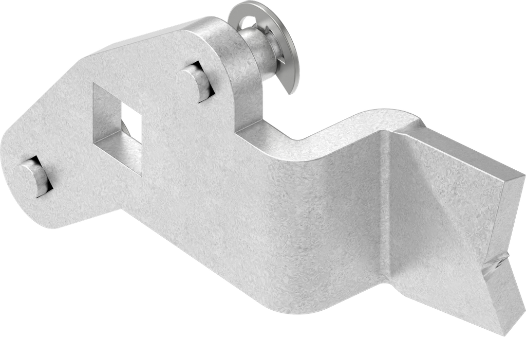 3-Point cam, left version, Steel zinc-plated