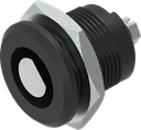 Safety quarter turn Eastern Europe Ø 13 half-round, Polyamide and zinc die black