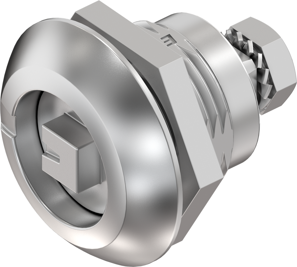 Dreh-Spann-Verschluss Vierkant 7, Edelstahl AISI 316