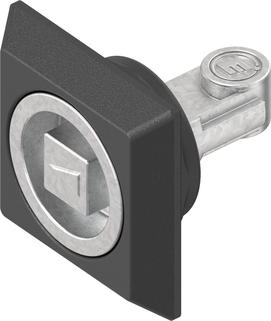 Insert part square 8, Zinc die zinc-plated