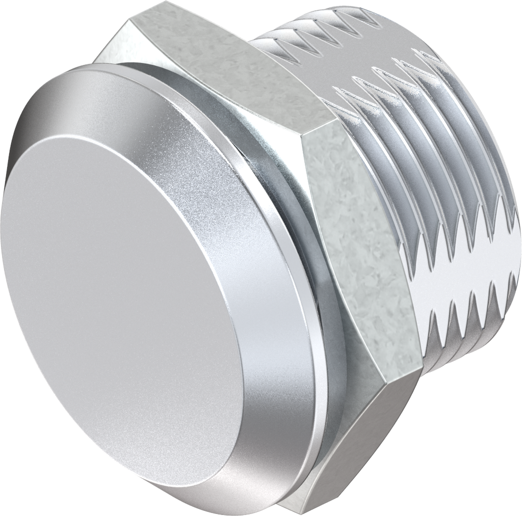 Blind plug, Zinc die chrome-plated