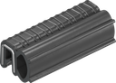 Sealing profile, self-clamping, Foam rubber EPDM; clamping profile EPDM 65 ± 5 Shore A black