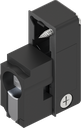 Locking set profile half cylinder with insert square 7, Polyamide GF black