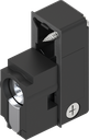 Locking set profile half cylinder with insert slot 2x4, Polyamide GF black