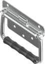 Chest handle without leaf spring, Steel zinc-plated DS plus top coat