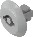 Insert part double bit 5 for assembly without tools, Polyamide GF dust grey