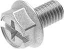 Locking screw M6 x 10, Steel zinc-plated