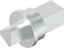 Insert triangular 7, Zinc die zinc-plated